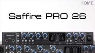 Focusrite Saffire PRO 26 Firewire/Thunderbolt Audio Interface Overview | Full Compass