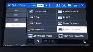 Elect.Pianos para Yamaha PSRsx