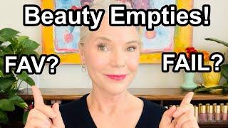 3 MONTHS OF BEAUTY EMPTIES!  Including a few FAILS & MINI DECLUTTER | Over 60 Beauty