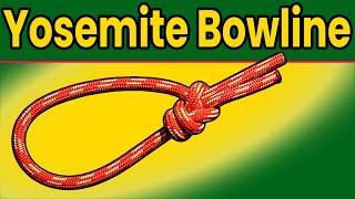 Yosemite Bowline knot |  step by step