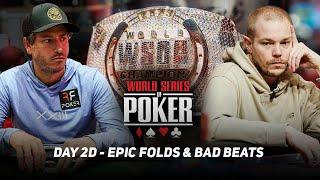 WSOP Main Event Day 2d - EPIC FOLDS & BAD BEATS with Daniel Weinman & Barry Hutter