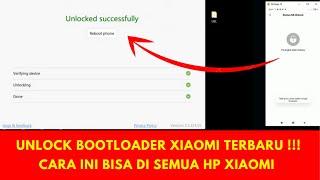 Cara Terbaru Unlock Bootloader (UBL) Xiaomi Mi Note 10 / Mi CC9 Pro Dan Semua Type Xiaomi Lainnya