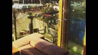 Moving a sofa out the window