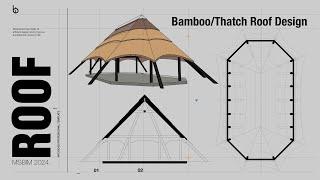 Archicad Traditional Thatch or Bamboo Roof Design | Beginner Tutorial