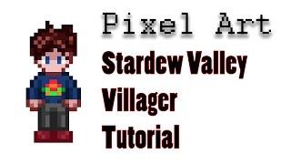 Draw Yourself as a Stardew Valley Villager! - Photoshop Pixel Art Tutorial