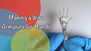 Making a Wire Armature for Hands - by Clayziness