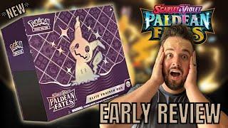 *NEW* EARLY LOOK Paldean Fates Elite Trainer Box Review