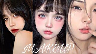 KOREAN CHINESE AESTHETIC MAKEUP Tutorials | Ulzzang Makeup | Step by step 