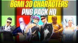 Bgmi 3d Characters Png Pack HD For Thumbnail | Pubg 3d Character Png Pack Download | Bgmi 3d Images