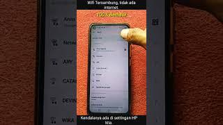 Solusi wifi tersambung, tidak ada internet