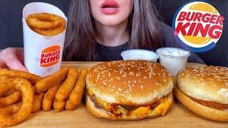 ASMR BURGER KING | CHEESE WHOPPER + CHICKEN FRIES MUKBANG | EATING SOUNDS #shorts