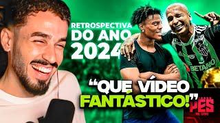 RETROSPECTIVA DO FUTEBOL 2024! | REACT PES MIL GRAU