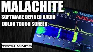 50 kHz - 200 MHz Malachite Receiver with 3.5 Inch LCD Display