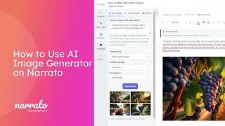 How to Use AI Image Generator on Narrato