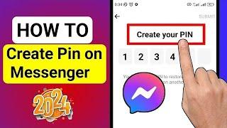 Messenger wants to create PIN. How to ignore this message | Set up a way to access your chat history