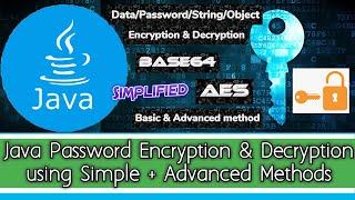 How to do Password Encryption and Decryption using Java