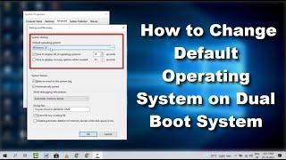 How to Set the Default OS on a Windows Dual Boot Computer | Windows 10