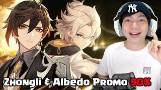 Dapet Zhongli & Albedo Pake Promo 90% - Genshin Impact Indonesia