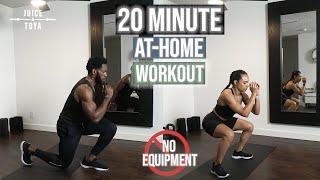20 Minute FULL BODY Home Workout: High-Intensity Follow Along (Bodyweight Only)