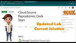 Cloud Source Repositories: Qwik Start | [ GSP121 ] | Updated Lab