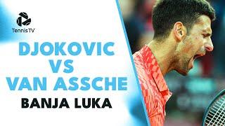 Novak Djokovic vs Luka Van Assche Highlights | Banja Luka 2023