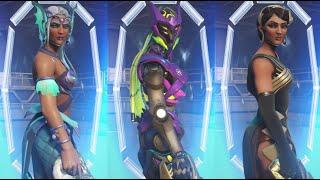 NEW Symmetra Pathway Opened Highlight Intro with Different Skins | Overwatch 2