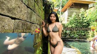 Swimming under water and Explore Tegenungan Waterfall Bali