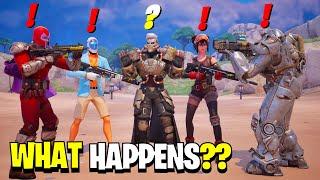 What Happens if ALL Bosses & NPCs Meet in Fortnite Season 3!