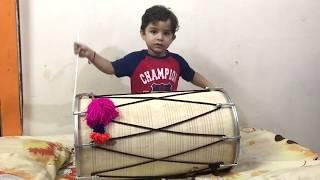 TAARUSH journey of dhol when he was 3year old.