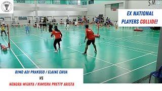 Ex National Players Collide! Bimo Adi Prakoso / Elaine Chua vs Hendra Wijaya / Kimisha Pretty Arista
