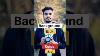 How to blur Background in dslr camera ! Canon 200d ii ! #shorts #viral