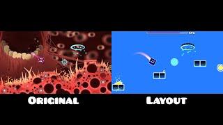 "Peaceful" Original vs Layout | Geometry Dash Comparison