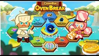 Cookie Run Ovenbreak : Chocolate Ruins Season Guild Run Arena 11 | 1,011B