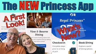 A First Look at the New Princess cruise App  We show you what is new, different, and missing.