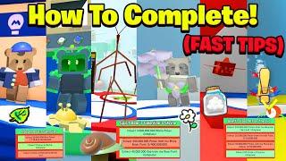 How To Complete ALL New NPC Beesmas Quests FAST (Dapper, Stick Bug, Robo Bear +More) (Bee Swarm Sim)