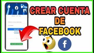 como crear cuenta de facebook en celular 2024