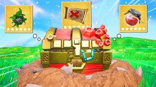 I Only Used *NEW* TREASURE CHESTS in Fortnite