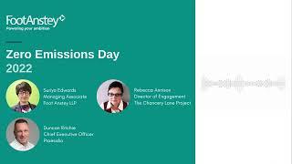 Zero Emissions Day - A conversation with The Chancery Lane Project and Praesideo