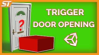 OPENING a DOOR in UNITY on TRIGGER EVENT