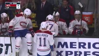 Anze Kopitar goal. Montreal Canadiens vs Los Angeles Kings 3/3/2016