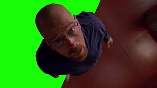 Walter white looking up green screen | Breaking Bad - The fly