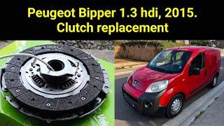 Peugeot Bipper 1.3 hdi, 2015. Clutch replacement. - Замена сцепления.