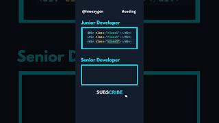 Junior Vs Senior Frontend developer.#programming #html #css #html5 #coding #frontend #webdevelopment