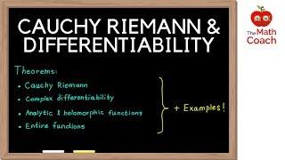 Cauchy Riemann Equations and Differentiability | Analytic VS Holomorphic | Complex Analysis #2