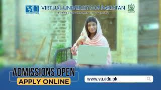 Admissions Spring 2023 | Virtual University of Pakistan