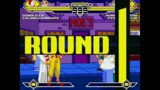 MUGEN - Ronald McDonald and Colonel Sanders vs Homer Simpson and Peter Griffin