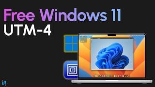 Install Windows 11 on Mac M1/M2 for FREE with UTM 4 in 2024!