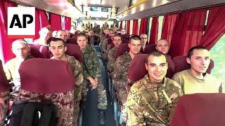 Russian soldiers return to Moscow region after Ukraine prisoner swap