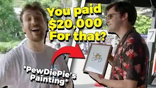 CDawgVA Met the Guy Who Bought PewDiePie's Painting at His Charity Auction