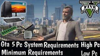 Gta 5 Pc System Requirements in Your Pc And Laptop Minimum Requirement 2024